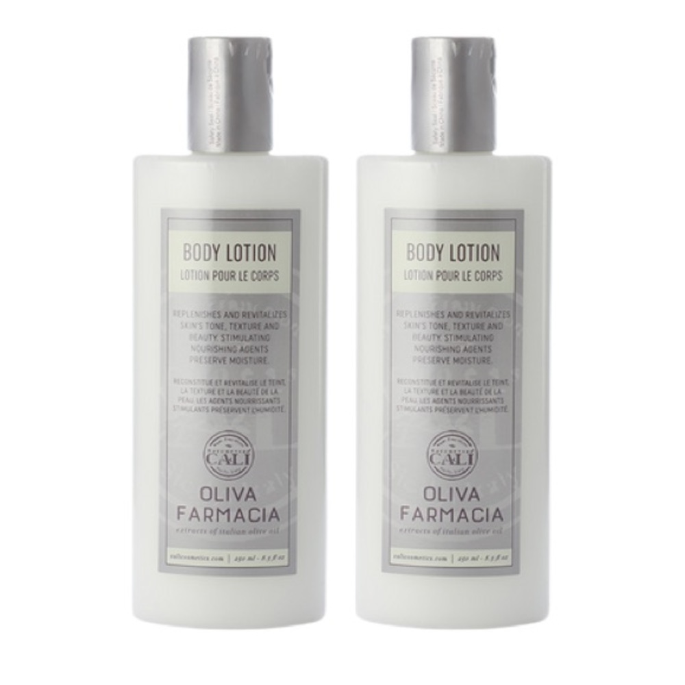 Set of 2 Baronessa Cali Oliva Farmacia crema per il corpo Body Lotions